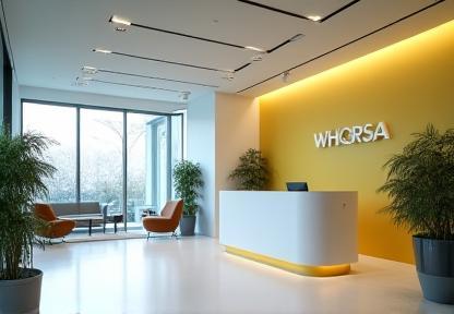 Entrée du bureau de Whorsa Technologies à Lyon